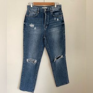 Pacsun ripped denim jeans dad jean